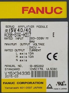 A06B-6114-H207 | FANUC Servo Amplifiers